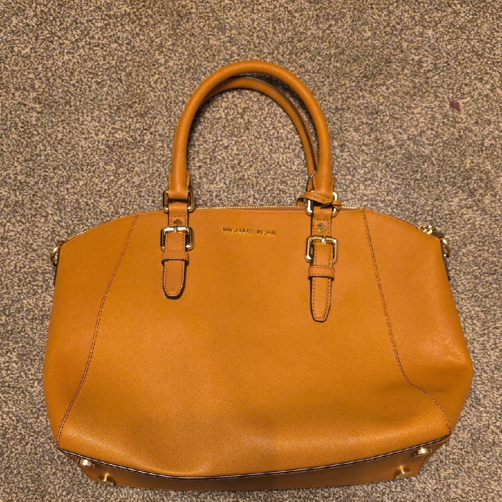 Michael Kors Caramel Satchel Bag